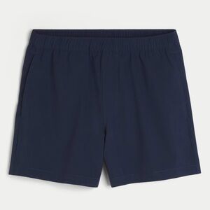 Hollister Men's Deep Blue Athletic Shorts